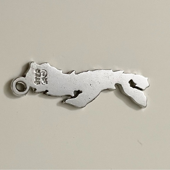 Vintage Sterling Silver Charm Pendant Nova Scotia Canada Travel - Picture 7 of 9